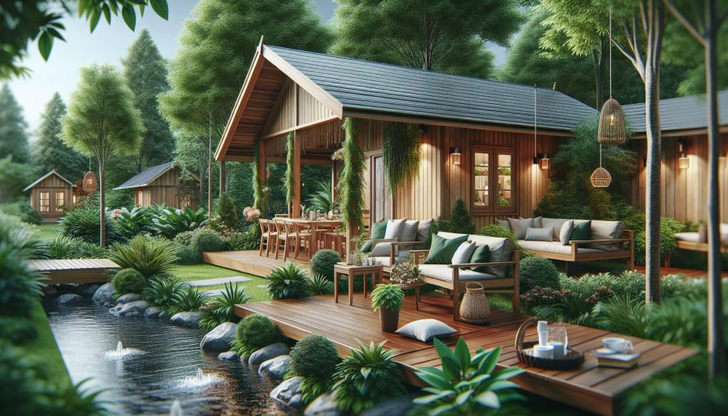 Créer un espace cosy avec un chalet en bois de jardin