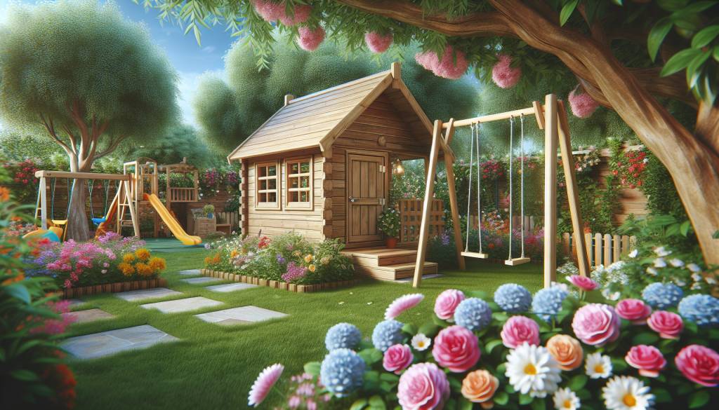 Les maisonnettes bois extérieur : un univers enchanté pour vos enfants