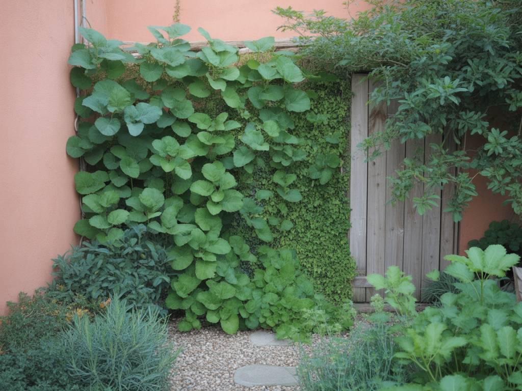 Comment créer un mur végétal comestible pour un jardin à la fois beau et nourricier